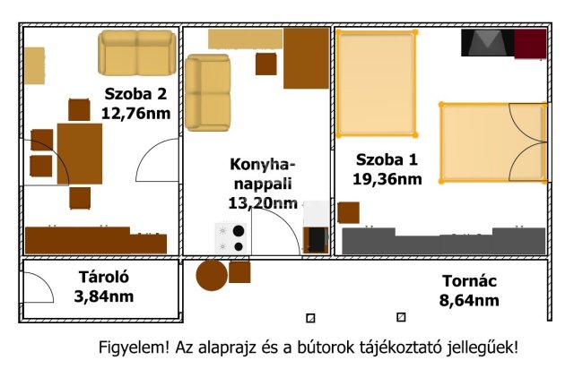 Eladó családi ház, Hajdúdorogon 6.99 M Ft, 2 szobás