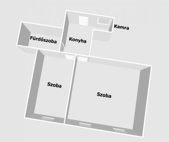 Eladó téglalakás, Budapesten, XX. kerületben 32.4 M Ft, 2 szobás