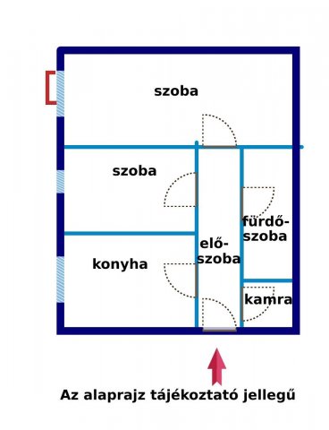 Eladó téglalakás, Tatán 33 M Ft, 2 szobás