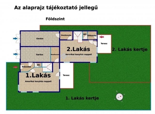 Eladó ikerház, Vecsésen 115 M Ft, 4 szobás