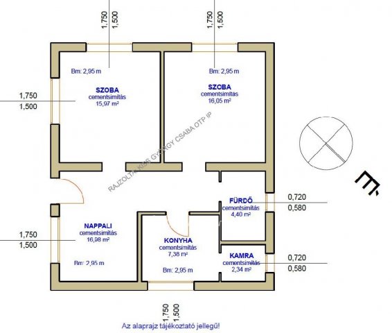 Eladó családi ház, Tiszaörsön 3.5 M Ft, 2 szobás