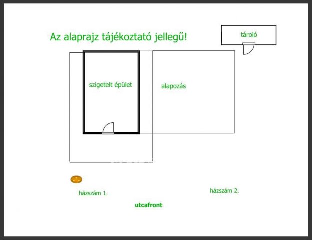 Eladó nyaraló, Tiszavasváriban 6.5 M Ft, 1 szobás