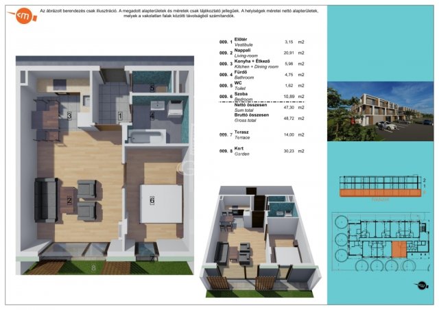 Eladó téglalakás, Balatonlelleén 62.99 M Ft, 2 szobás