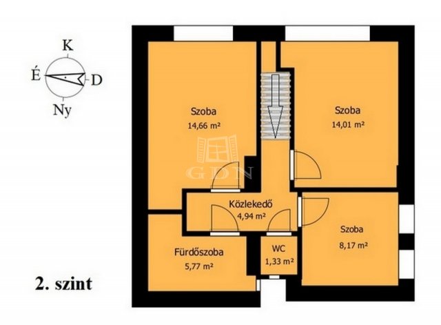 Eladó téglalakás, Miskolcon, Bajcsy-Zsilinszky úton 49.9 M Ft