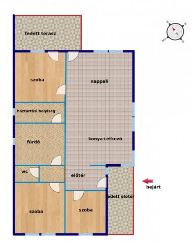 Eladó családi ház, Tömördön 79.5 M Ft, 4 szobás