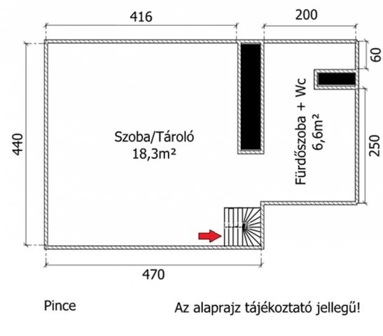 Eladó téglalakás, Budapesten, VIII. kerületben 26.3 M Ft