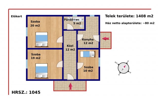 Eladó családi ház, Turán 25 M Ft, 2+1 szobás