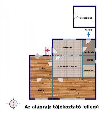 Eladó családi ház, Lábatlanon 45 M Ft, 3 szobás