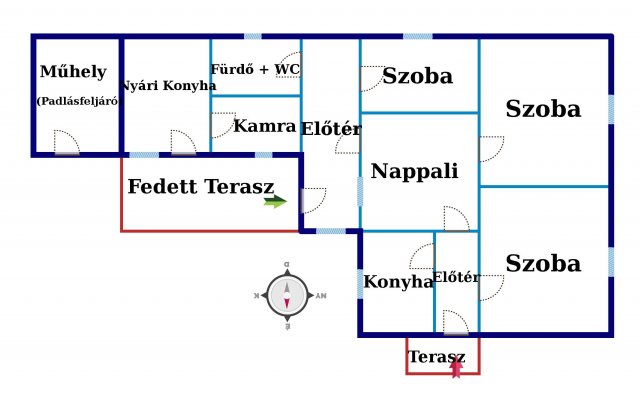 Eladó családi ház, Csongrádon 20.5 M Ft, 4 szobás