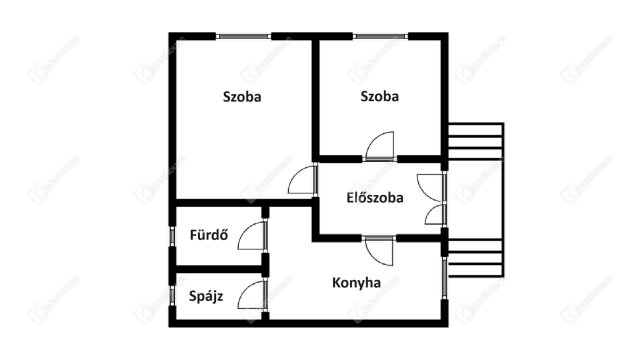 Eladó családi ház, Hernádnémetin 10 M Ft, 2 szobás