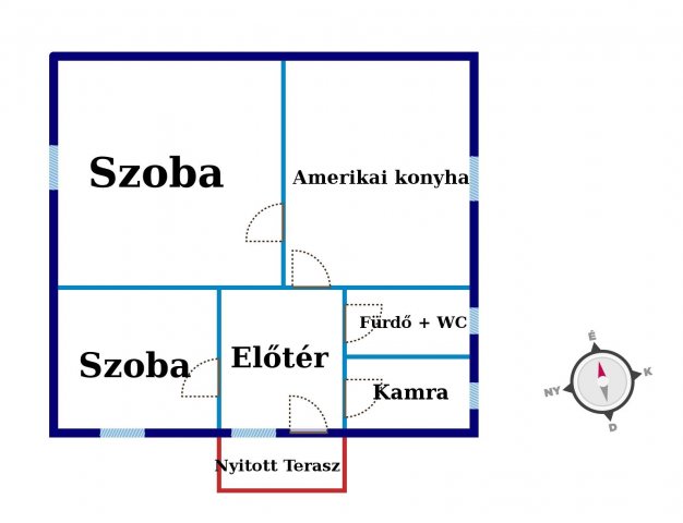Eladó családi ház, Szankon 20 M Ft, 3 szobás