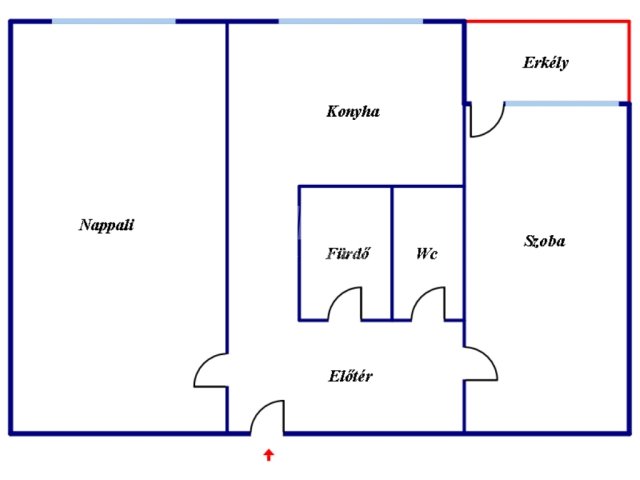 Eladó panellakás, Székesfehérvárott 39.9 M Ft, 1+1 szobás