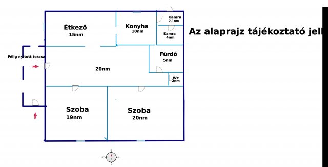 Eladó családi ház, Kaposváron 34 M Ft, 2 szobás