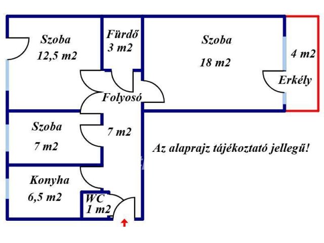 Eladó panellakás, Gyulán 26.9 M Ft, 2+1 szobás