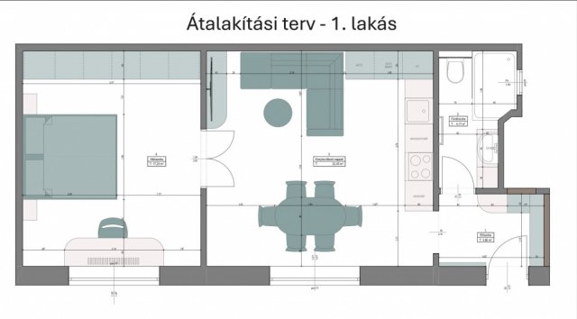 Eladó téglalakás, Budapesten, XIII. kerületben 89 M Ft, 2 szobás