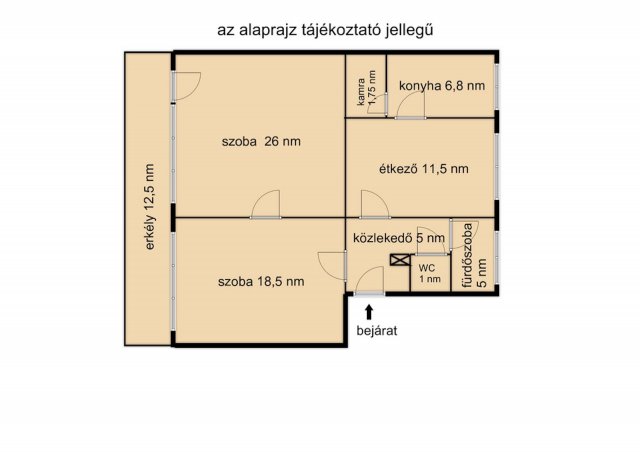 Eladó téglalakás, Gyulán 49.9 M Ft, 2 szobás