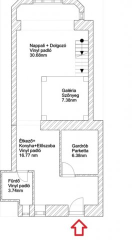 Eladó téglalakás, Budapesten, IX. kerületben, Közraktár utcában