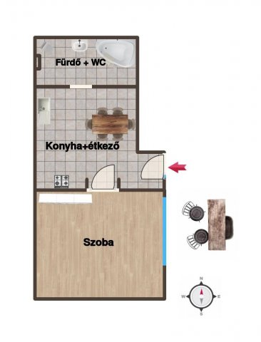 Eladó téglalakás, Budapesten, III. kerületben 49.9 M Ft