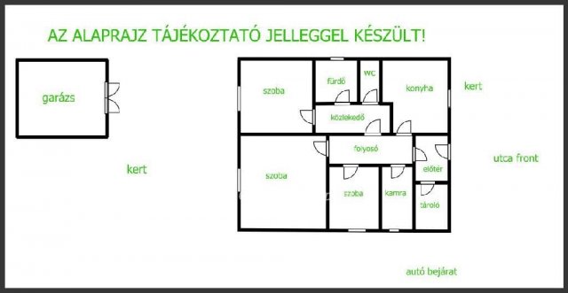 Eladó téglalakás, Tiszavasváriban 16 M Ft, 2+1 szobás