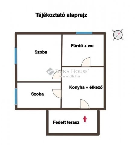 Eladó családi ház, Üllőn 53.9 M Ft, 2 szobás