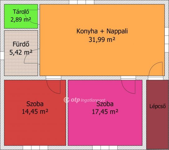 Eladó családi ház, Kishartyánon 18.9 M Ft, 2 szobás