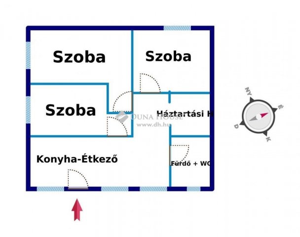 Eladó családi ház, Kiskunfélegyházán 39.9 M Ft, 3 szobás