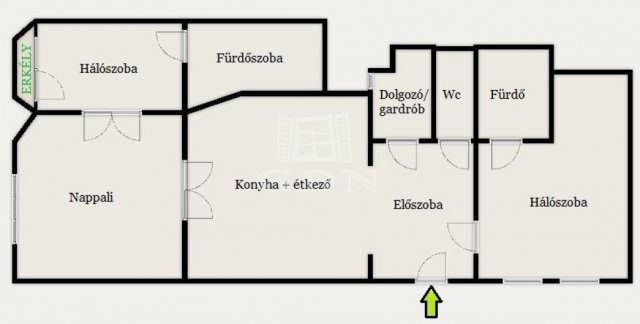 Eladó téglalakás, Budapesten, V. kerületben 299 M Ft, 3 szobás