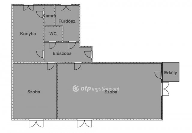 Eladó téglalakás, Miskolcon 37.5 M Ft, 2 szobás