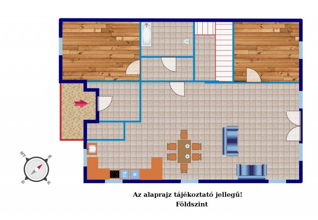 Eladó családi ház, Budapesten, XXII. kerületben, Garam utcában