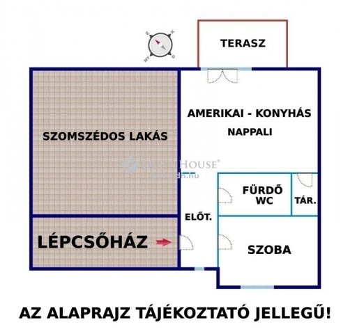 Eladó téglalakás, Monorierdőn 53.9 M Ft, 2 szobás
