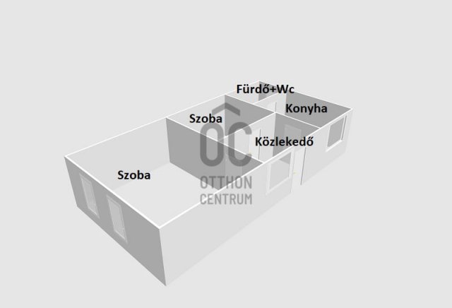 Eladó családi ház, Egyházaskeszőn 7.5 M Ft, 2 szobás