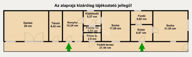 Eladó családi ház, Szentmártonkátán 31.99 M Ft, 2 szobás