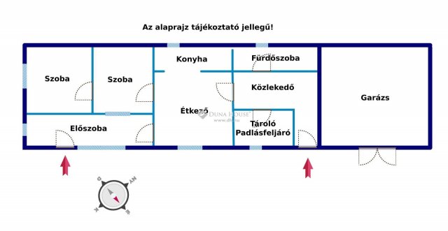 Eladó családi ház, Kurdon 7.5 M Ft, 2+1 szobás