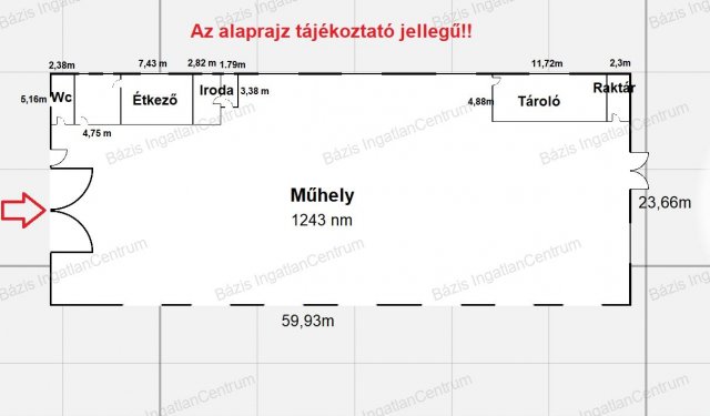 Eladó ipari ingatlan, Mélykúton 134.99 M Ft, 2 szobás