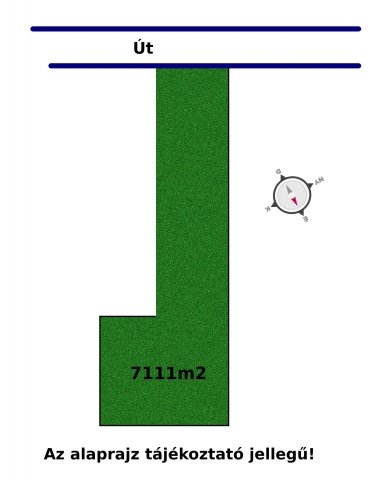 Eladó telek, Nagykátán 32.5 M Ft / költözzbe.hu