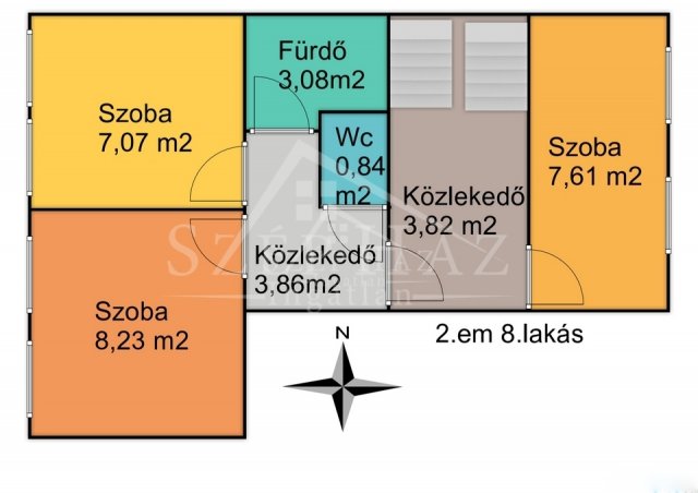 Eladó téglalakás, Pécsett 69.9 M Ft, 5 szobás