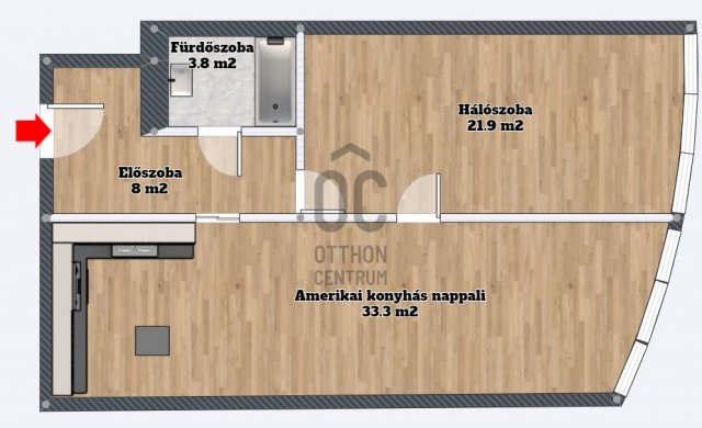 Eladó téglalakás, Budapesten, II. kerületben 102 M Ft, 2 szobás