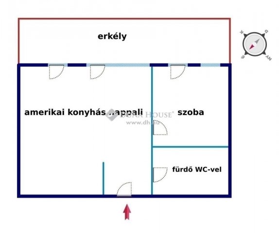 Eladó téglalakás, Érden 70 M Ft, 1+1 szobás