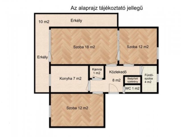 Eladó téglalakás, Mezőberényben 26 M Ft, 3 szobás