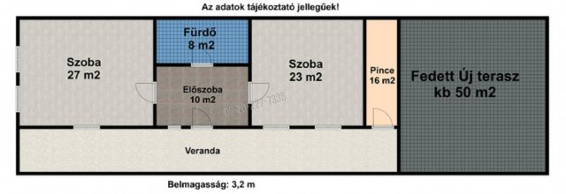 Eladó családi ház, Makádon 27.7 M Ft, 2 szobás