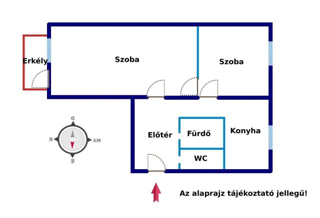 Eladó panellakás, Szegeden, Rókusi körúton 42.9 M Ft, 2 szobás