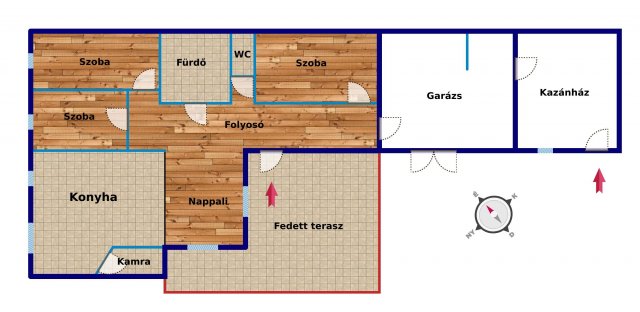 Eladó családi ház, Lepsényben 45 M Ft, 3 szobás