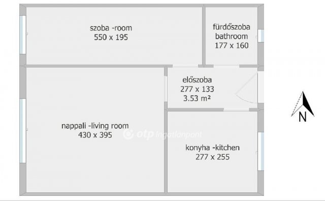 Eladó téglalakás, Salgótarjánban, Zöldfa úton 4.3 M Ft