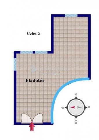 Eladó üzlethelyiség, Zalaegerszegen 13.5 M Ft