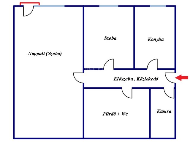 Eladó téglalakás, Székesfehérvárott 37.4 M Ft, 1+1 szobás