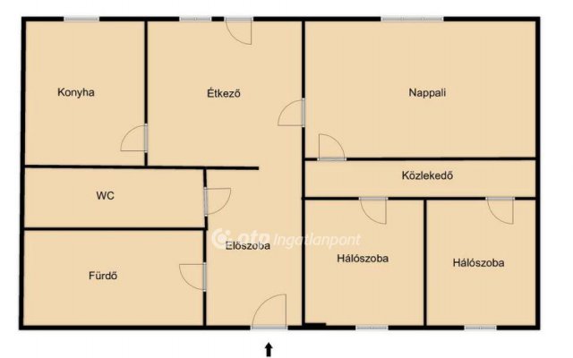 Eladó téglalakás, Veszprémben 45 M Ft, 1+2 szobás