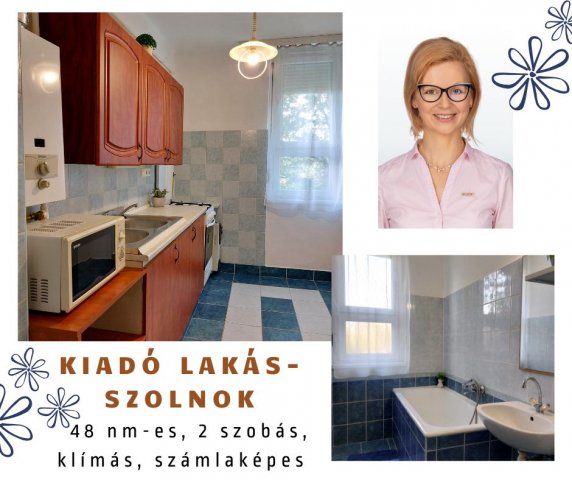 Kiadó téglalakás, albérlet, Szolnokon 130 E Ft / hó, 2 szobás