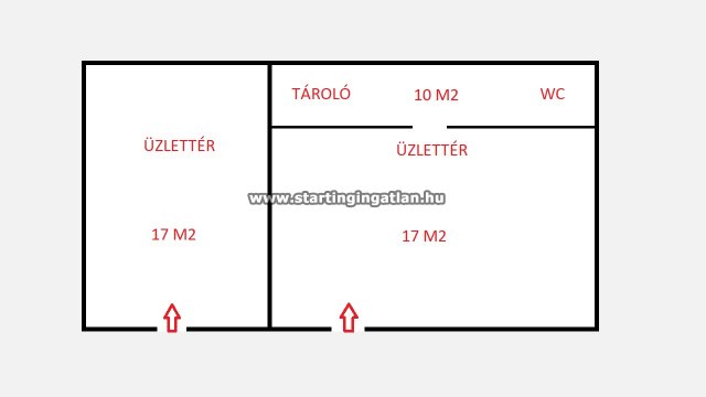 Eladó üzlethelyiség, Budapesten, IV. kerületben 4.5 M Ft