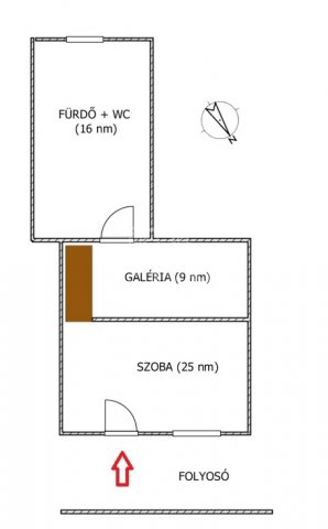 Eladó téglalakás, Budapesten, VI. kerületben 54.9 M Ft, 1 szobás