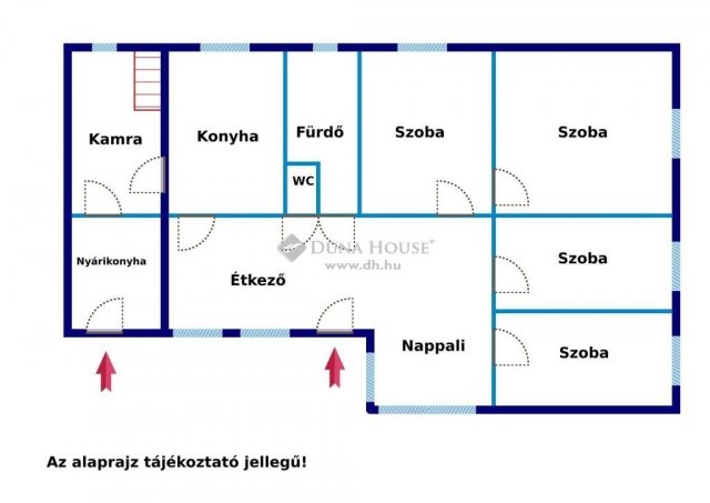 Eladó családi ház, Tiszakécskén 43.5 M Ft, 5 szobás